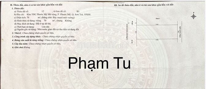 BÁN GẤP NHÀ MẶT TIỀN PHẠM TU - VỊ TRÍ VÀNG BIỂN MỸ KHÊ - RẺ NHẤT TT
