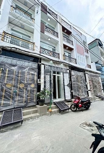 Nhà Phố 3 Lầu, Mới 100% Hẽm 6m cách V.V.Kiệt-A.D.Vương 500m, SHR