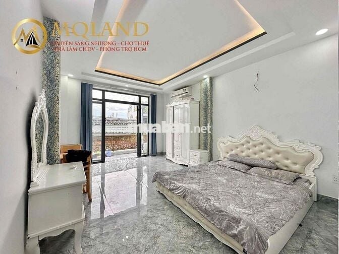 SANG CHDV MẶT TIỀN GÒ VẤP FULL KHÁCH - FULL NỘI THẤT - THANG MÁY