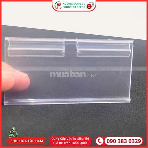 Nẹp chữ T gài giá, Nẹp nhựa gài giá