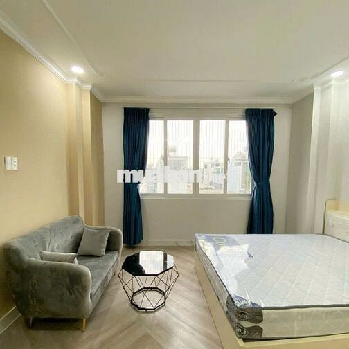 CĂN STUDIO CỬA SỔ LỚN - FULL NỘI THẤT - THANG MÁY -  SÁT CẦU BÔNG Q1