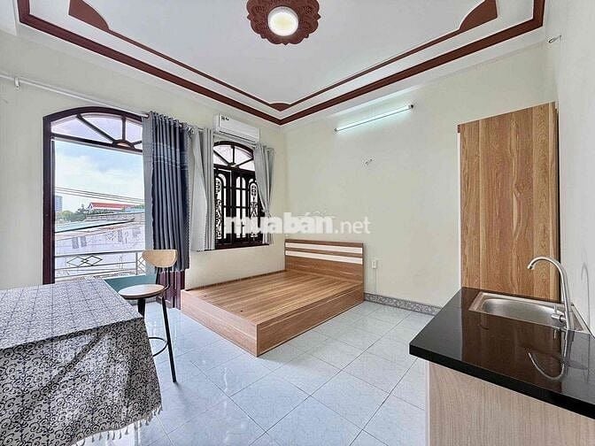 Khu Bảy Hiền- Studio Ban công - 28m2 - Full Nội thất- Tân Bình