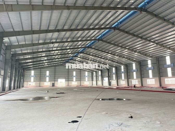 CHO THUÊ KHO XƯỞNG MỚI KCN ĐỨC HÒA 4350M2, PCCC TỰ ĐỘNG, ĐƯỜNG CONT