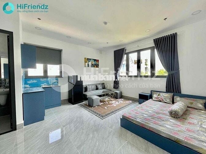 CĂN HỘ FULL NỘI THẤT RỘNG 30m2 THOÁNG GẦN CẦU SẮT NGUYỄN THÁI SƠN