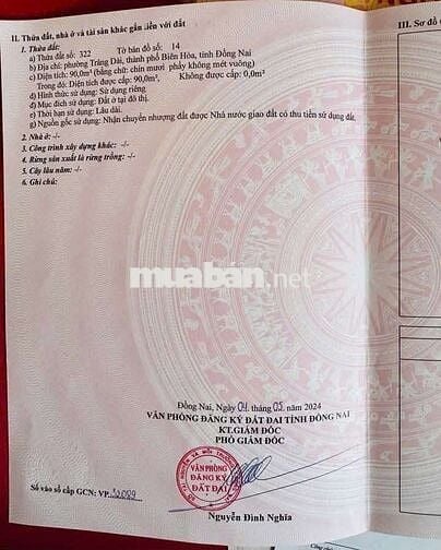 Em bán đất thổ cư 100% đường xe hơi tránh nhau