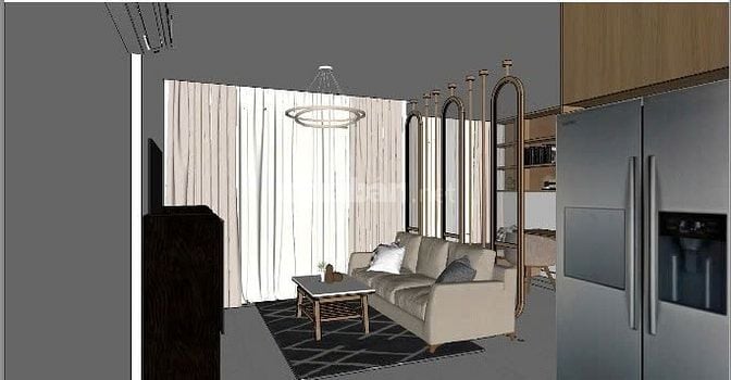 Cho thuê căn hộ 2PN+, 2 WC nội thất cao cấp, đầy đủ