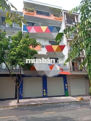 CHO THUÊ NHÀ 8X16(TRỆT+4LẦU) DTSD 600M2 ĐƯỜNG 12M KẾ TRƯỜNG HỌC CẤP123