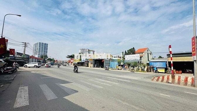 Đất mặt tiền Quốc Lộ 1 k, P Đông Hòa, TP Dĩ An.