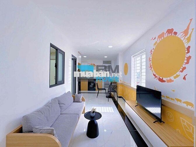 🐣CHDV 2 phòng ngủ cao cấp NGUYỄN XÍ-BÌNH THẠNH cửa sổ trời 45m2 13tr9