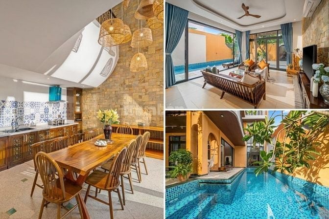 Cho thuê villa 5PN thiết kế theo kiểu airbnb siêu dễ cho kinh doanh