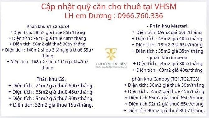 Bán và cho thuê căn shop mặt sảnh diện tích 54 m2