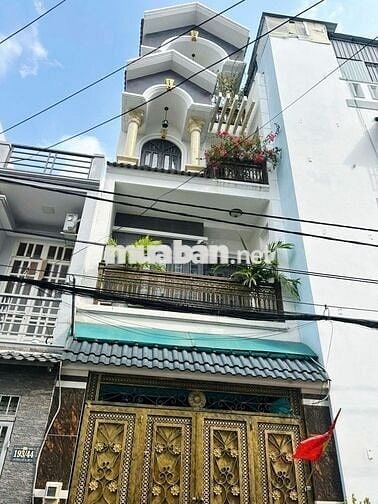 Bán nhà chính chủ 4m x 15m nhà 4 làu hẻm nhưah 6m thông