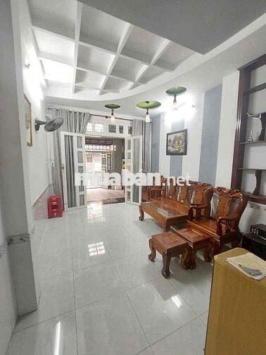 Nhà Mới Hẻm 5m Đg Số 1 P16: 4x13m, 3 lầu, 4pn, 3wc, có Nội Thất