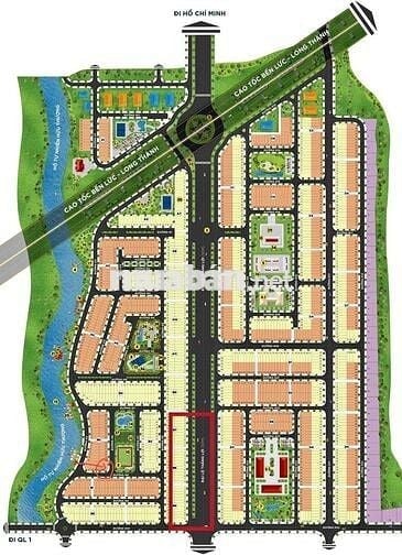 Bán nền lô góc 2 mặt tiền đẹp 10mx17m, Dự án The Sol City