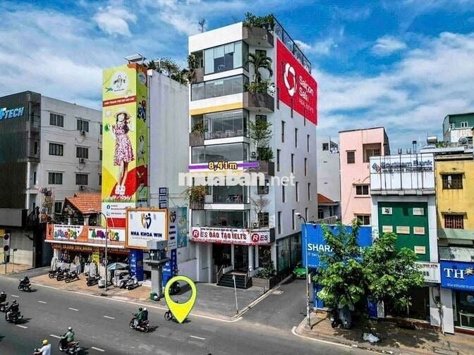 TÒA NHÀ 8 TẦNG - KHU SẦM UẤT - THANG MÁY , HẦM XE