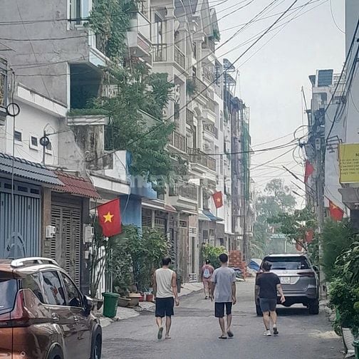 Bán nhà xây mới - Đường 7m thông - Khu nhà lầu - an ninh tốt