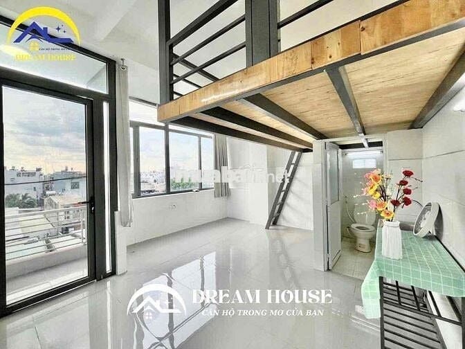 🔥Phòng GÁC - BAN CÔNG 35M2 - giá Rẻ ngay Miếu Gò Xoài - Lê Văn Quới