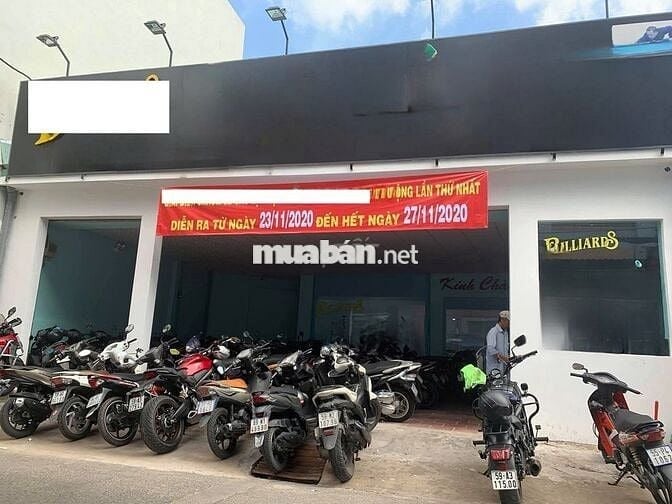 Cho thuê nhà góc 2 mặt tiền đường Nguyễn văn luông 16x16m kd sầm uất