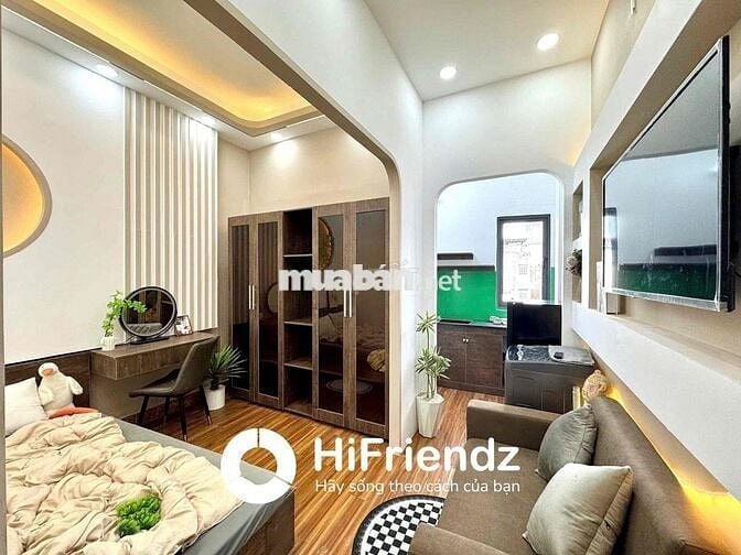 CHDV mới xây full nội thất siêu đẹp nằm ngay mặt đường ô tô cầu chà va