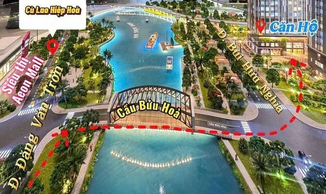 Bán căn hộ Fresia Riverside Mặt tiền Bùi Hữu Nghĩa Biên Hòa 1.29 tỷ