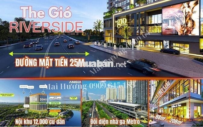 Căn hộ The Gió Riverside – View Sông đẹp – Tiện Ích 5 Sao