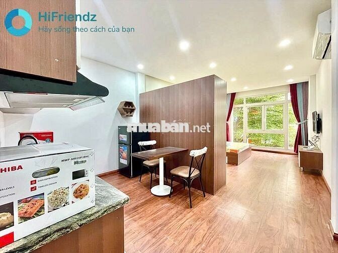 STUDIO TÁCH BẾP - CỬA SỔ LỚN - FULL NT - VIEW THOÁNG - GẦN ĐH GTVT