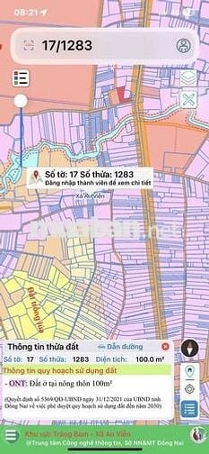 Đất nền Xã Đồi 61 cũ(xã An Viễn mới) 850 triệu 100m2 thổ cư 1sẹc ĐT777
