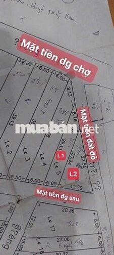 Đất 2 mặt tiền cách chợ salim 100 mét, chỉ 550tr