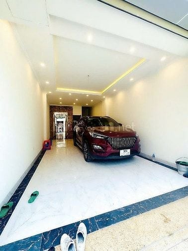 BÁN NHÀ MẶT NGÕ THÔNG Ô TÔ Ở THẠCH BÀN - 45M -6 TẦNG THANG MÁY - FULL 