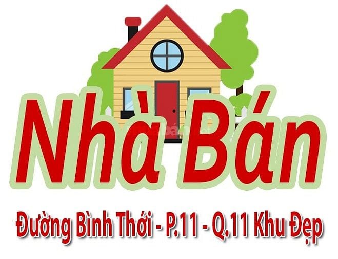 Bán Nhà : Đường Bình Thới P.11 Q.11 Khu Đẹp - dt:7,6m x 19m