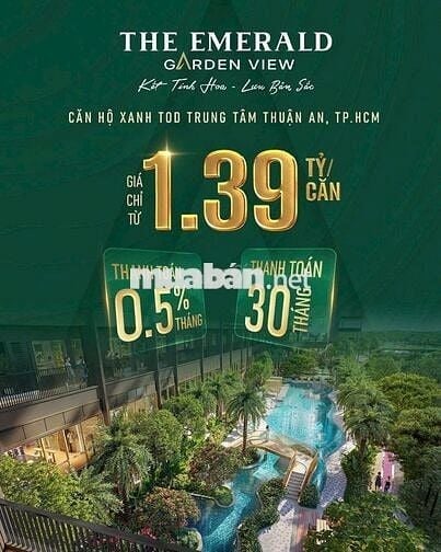 📌 Giá chỉ từ 1.39 tỷ/căn – Thanh toán nhẹ chỉ 0.5%/tháng