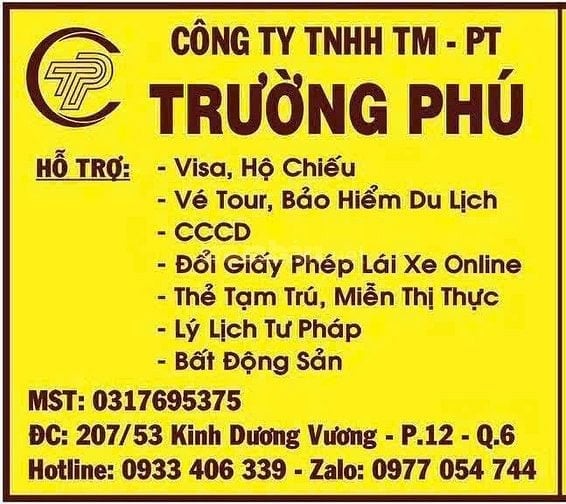 TRƯỜNG PHÚ — HỖ TRỢ TẤT CẢ THỦ TỤC GIẤY TỜ