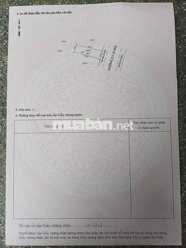 Đất sổ Hồng 85m2 đường DT 743-Di An-TP HCM