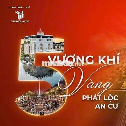 Đất sổ đỏ 108m2 - Agora city Thủ Thừa Long An, trung tâm hành chính.