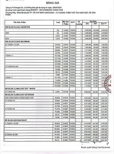 Phân Phối Sơn Base Trắng Boss Blon