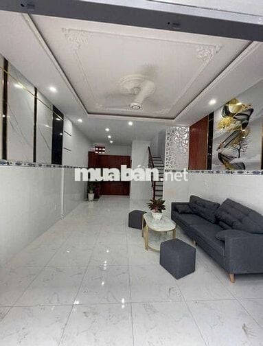 Nhà Hóc Môn 395trtr (4m - 10m) lầu đúc 2PN gần điện máy xanh Hóc Môn