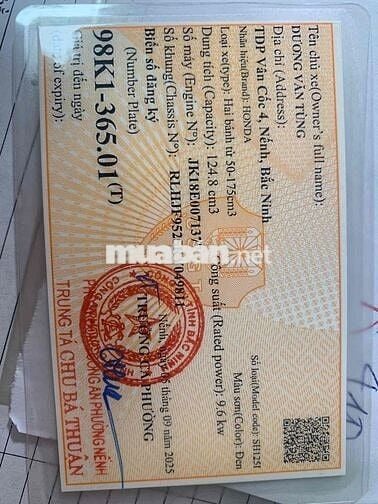 sh 125 cbs mơi tinh