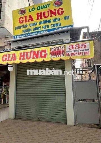 Bình Thạnh! Cho Thuê Nhà Mặt Tiền Nguyễn Xí Gần Chợ