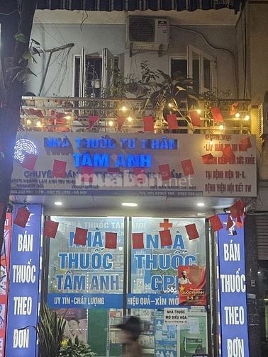 Sang nhượng nhà thuốc tư nhân 5 năm Phú diễn 2 tầng mặt tiền 4 mét