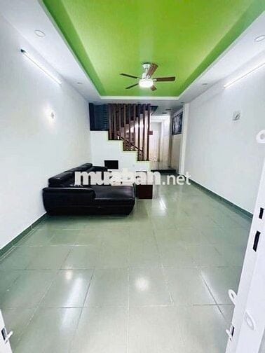 Nhà thuê Âu Cơ. Quận Tân Phú (3pn, 2wc) hẻm ba gác. Dtsd 128m2