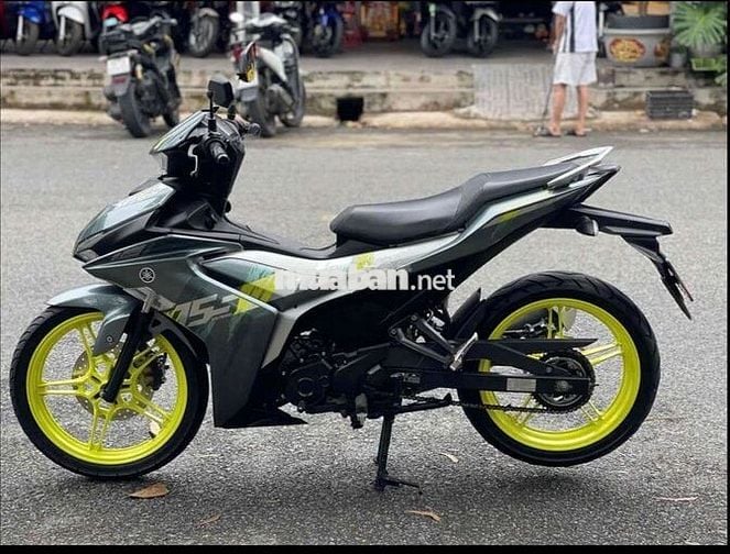 Yamaha exiter 155 smartkey xanh bạc đen