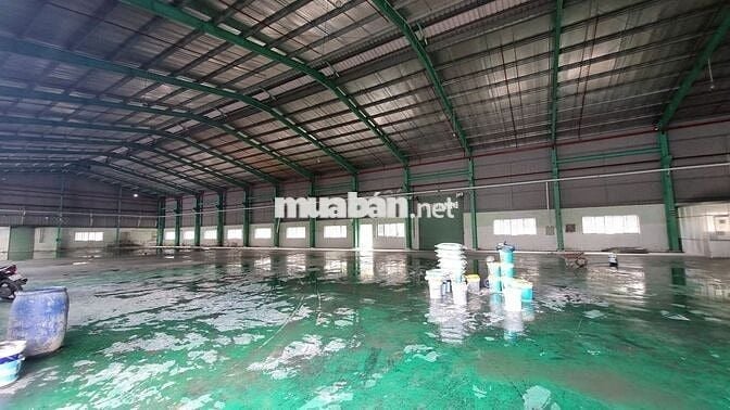 Cho thuê kho xưởng 5.000m² + VP tại KCN Đức Hòa Đông, Long An, mới xây