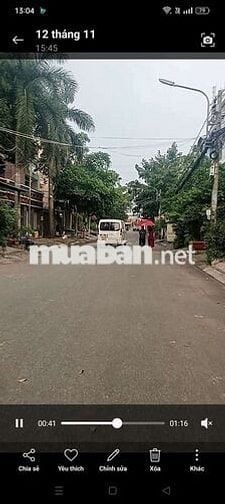 Bán đất tặng nhà trệt 2 lầu DT 8m x 19m kdc gia hòa