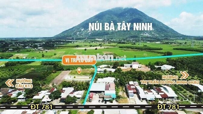 Gần chợ & UBND XÃ PHAN , rớt nhựa 781 50m