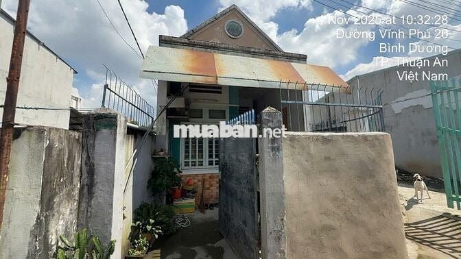 Bán đất tặng nhà Vĩnh Phú 20, Cách Vạn Phúc City 7km, Đối diện Emerald