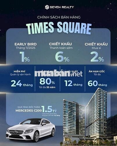 Bán căn hộ cạnh à la Carte, Da Nang Times Square, CT7 CT3, STU 1PN 2PN
