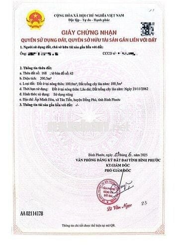 Bán 1 vài  MIẾNG ĐẤT TÂN TIẾN >200m2 giá từ 640tr!