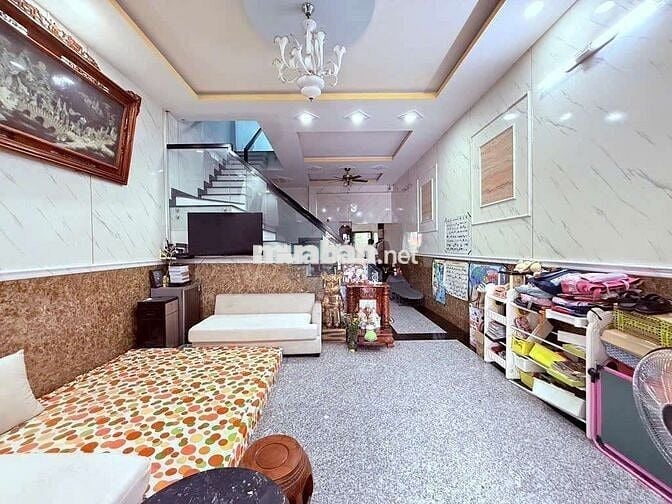 QUÁ HIẾM-RỘNG ĐẸP GIÁ TỐT-BÁN NHÀ 5×18-4TẦNG-HXT Đ.SỐ 10-BHH BÌNH TÂN