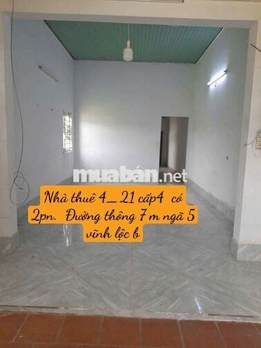 Nhà thuê 4×21 Ấp 4 đường võ văn vân Vĩnh Lộc B bình chánh tphcm