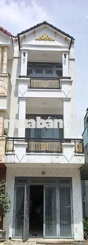 Cho thuê nhà 2 lầu nội thất cơ bản trong KDC yên tỉnh bình an dĩ an